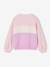 Colourblock Sweatshirt for Girls pale pink 