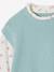 Girl's 2-in-1 jumper with sleeves grey blue+rose 
