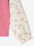 Girl's 2-in-1 jumper with sleeves grey blue+rose 