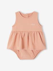Baby-Dress with Integrated Bodysuit for Newborns