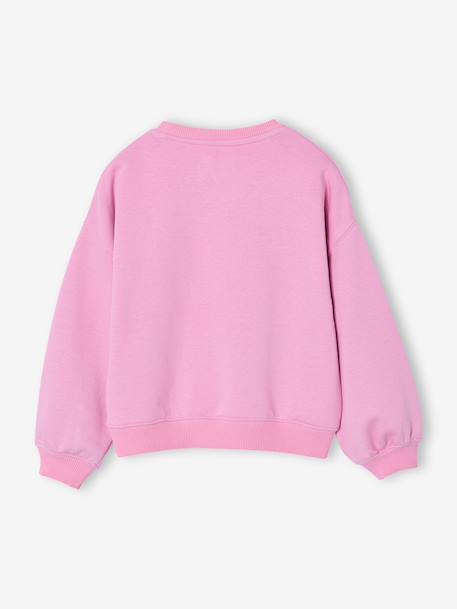 Long-Sleeved Sweatshirt for Girls mauve 