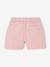 Embroidered girl's short medium blue+rose+sage green 