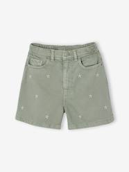 Girls-Embroidered girl's short