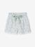 Cotton gauze shorts for girls blush+light blue 