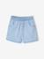 Easy-to-Put-On Light Denim Shorts, for Girls bleached denim+stone 