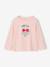 Long-Sleeved T-Shirt for Girls, BASICS ecru+pale pink 