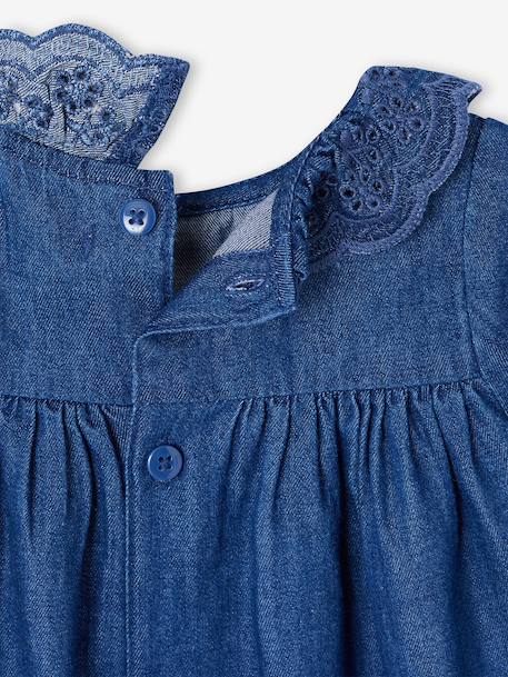 Girl's denim blouse stone 