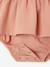 Dress with Integrated Bodysuit for Newborns old rose 