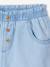 Easy-to-Put-On Light Denim Shorts, for Girls bleached denim+stone 