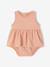 Dress with Integrated Bodysuit for Newborns old rose 