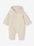 Baby playsuit in jersey marl beige 