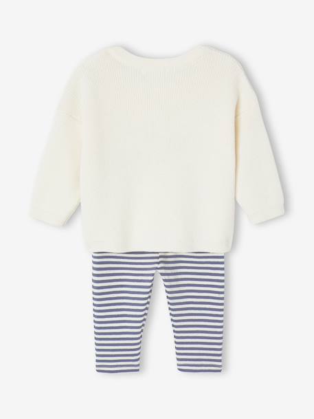 Knitted Set for Newborn Boys blue 