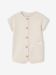 Baby-Customisable honeycomb knit sleepsuit