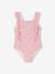 Girl's floral swimsuit pale pink 