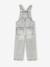 Wide-Leg Denim Dungarees for Girls black denim+denim grey+medium blue+stone 