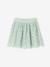 Girl's English embroidery skirt sage green 
