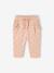 Fleece Trousers for Baby Girls beige+rose+rust+WHITE MEDIUM ALL OVER PRINTED 