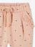 Fleece Trousers for Baby Girls beige+rose+rust+WHITE MEDIUM ALL OVER PRINTED 