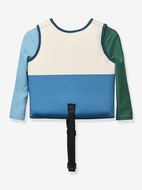 Long-sleeved buoyancy aid blue+rose 