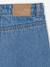 Denim Skirt with Broderie Anglaise for Girls medium blue 