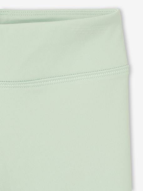 Pack of 2 Sports Cycling Shorts for Girls green+rose 