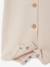 Customisable honeycomb knit sleepsuit clay beige 