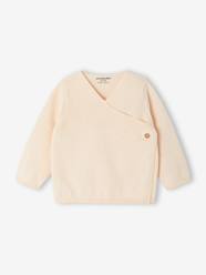 Knitted Cardigan in Organic Cotton for Newborn Babies