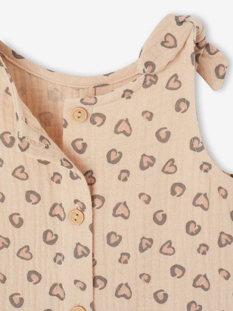 Printed Playsuit for Baby Girls beige 