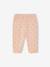 Fleece Trousers for Baby Girls beige+rose+rust+WHITE MEDIUM ALL OVER PRINTED 