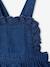 Girl's denim romper stone 