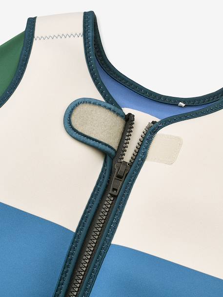 Long-sleeved buoyancy aid blue+rose 