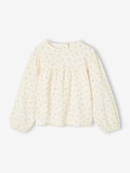 Girls-Printed Cotton Gauze T-Shirt for Girls