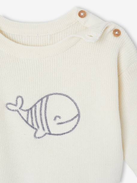 Knitted Set for Newborn Boys blue 