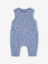 Baby-Cotton Gauze Jumpsuit for Newborns