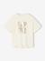 Girl's T-shirt and cycling shorts set ecru 