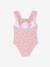 Girl's floral swimsuit pale pink 