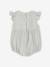 Cotton Gauze Romper for Girls sage green 