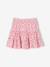 Girl's jersey skort ecru+pale pink 