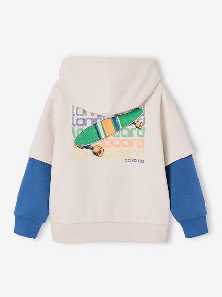 Double-Sleeve Sweatshirt for Boys ecru 