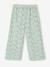 Wide-Leg Trousers in Broderie Anglaise for Girls sage green 