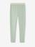 Leggings with Iridescent Waistband for Girls Black/Black+Dark Blue+marl grey+sage green 