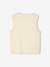 Girl's sleeveless knitted cardigan vanilla 