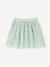 Girl's English embroidery skirt sage green 