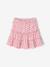 Girl's jersey skort ecru+pale pink 