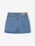Denim Skirt with Broderie Anglaise for Girls medium blue 
