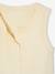 Girl's sleeveless knitted cardigan vanilla 