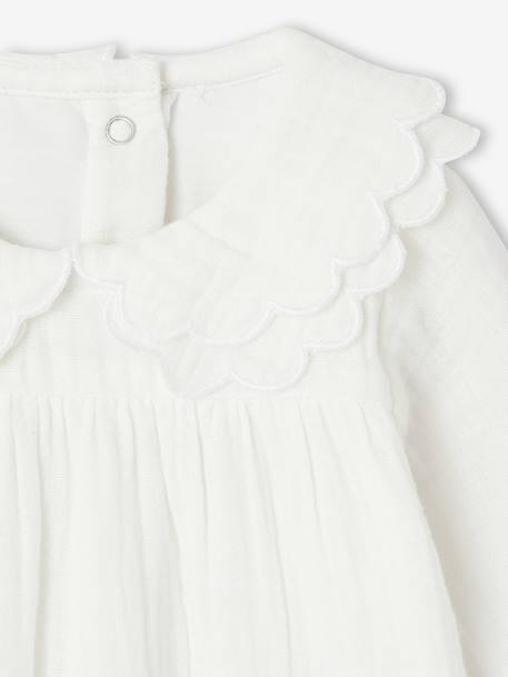 Baby jumpsuit ecru 