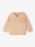 Knitted Cardigan in Organic Cotton for Newborn Babies beige+Beige+denim blue+pale pink 