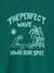 Printed boy's t-shirt English green+red 