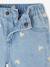 Wide-leg jeans with small embroidered hearts denim grey+double stone+stone 